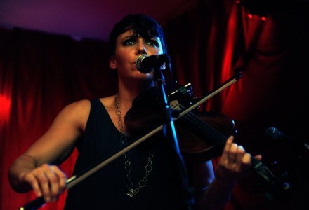 Sarah Neufeuld Arcade Fire Photographer Karen Toftera at The Islington